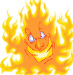 Hot flames - paper